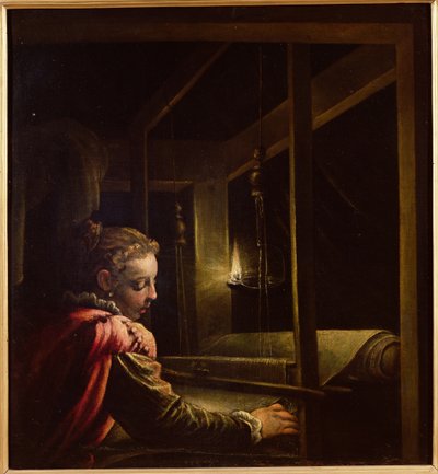 Penelope Undoing Her Tapestry by Leandro da Ponte Bassano